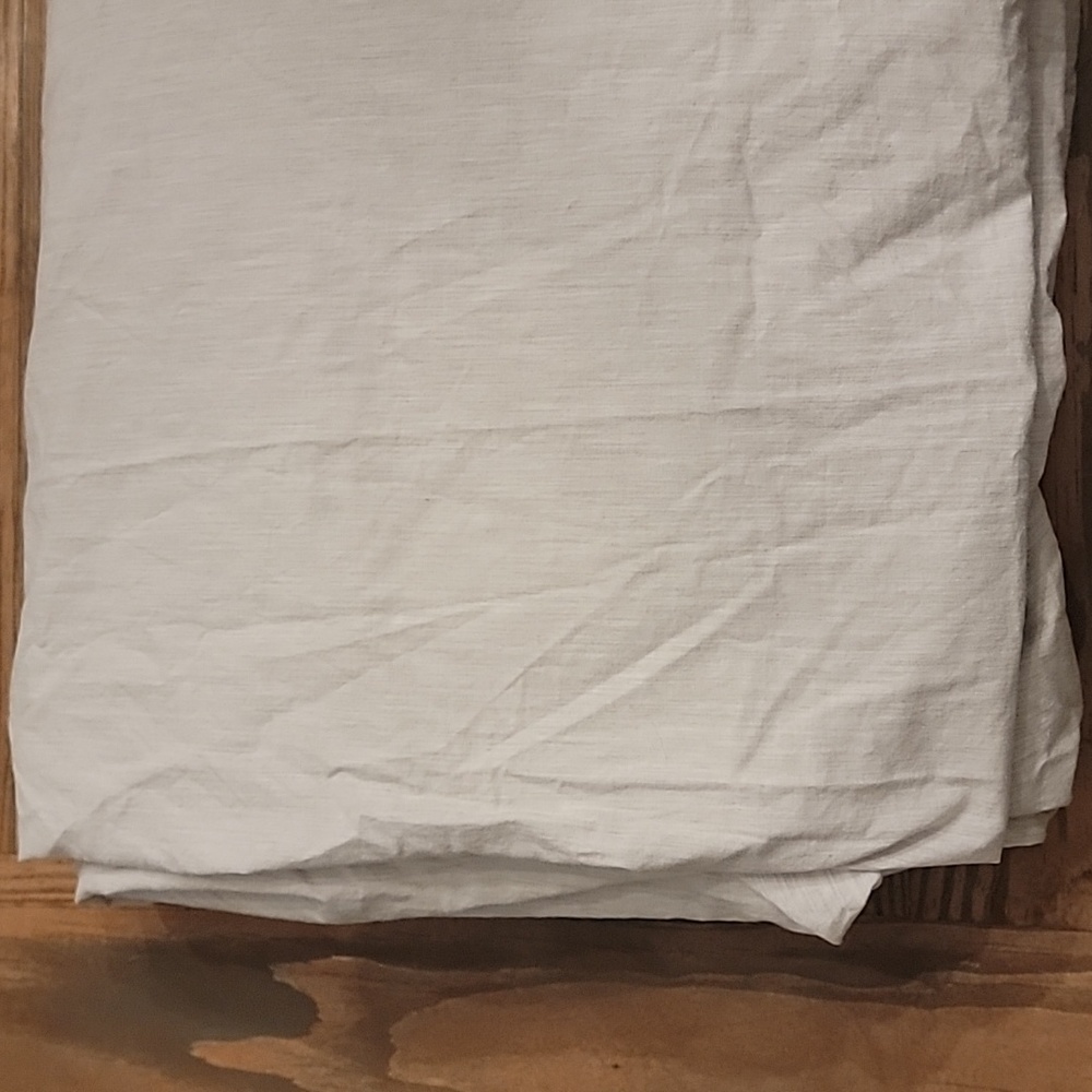 Pottery Barn duvet queen - light gray